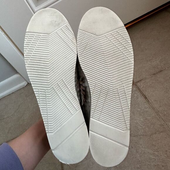 MELVIN & HAMILTON bea 4 silver metallic slip on shoes moccasin size 38 7.5 s - Picture 7 of 9